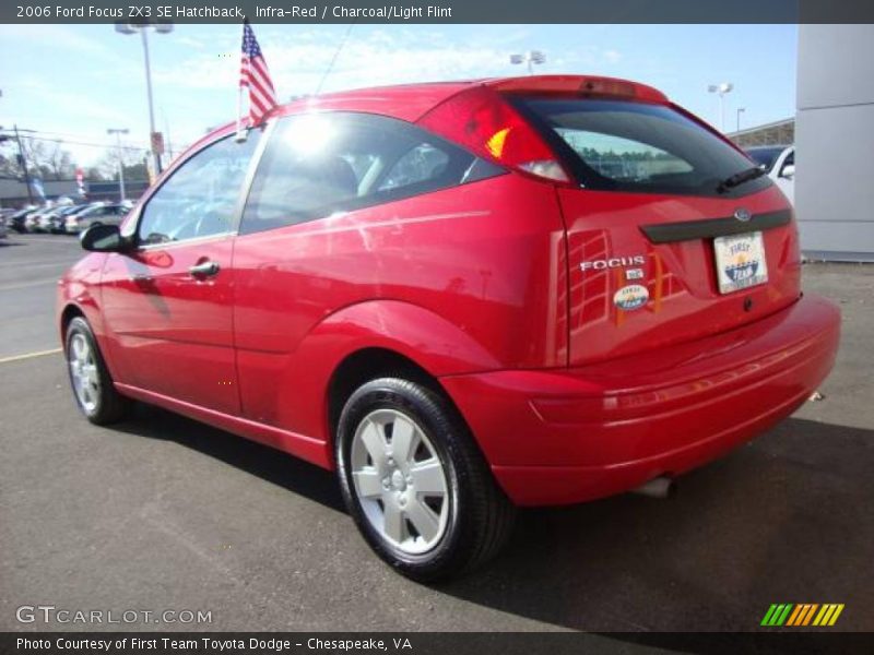 Infra-Red / Charcoal/Light Flint 2006 Ford Focus ZX3 SE Hatchback