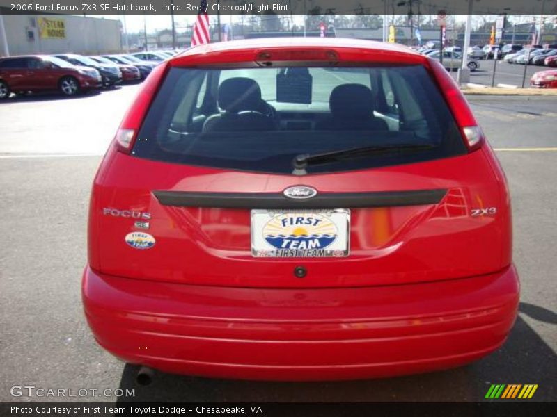 Infra-Red / Charcoal/Light Flint 2006 Ford Focus ZX3 SE Hatchback