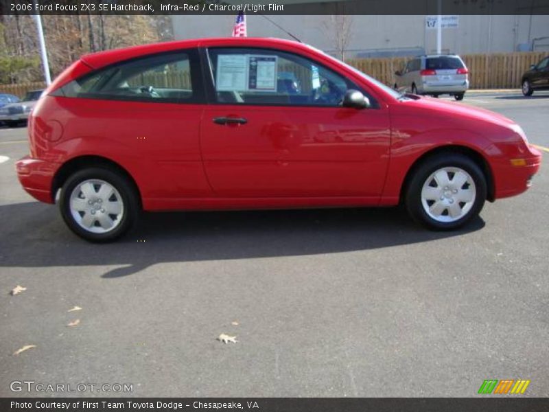 Infra-Red / Charcoal/Light Flint 2006 Ford Focus ZX3 SE Hatchback