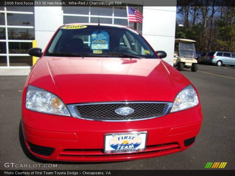 Infra-Red / Charcoal/Light Flint 2006 Ford Focus ZX3 SE Hatchback
