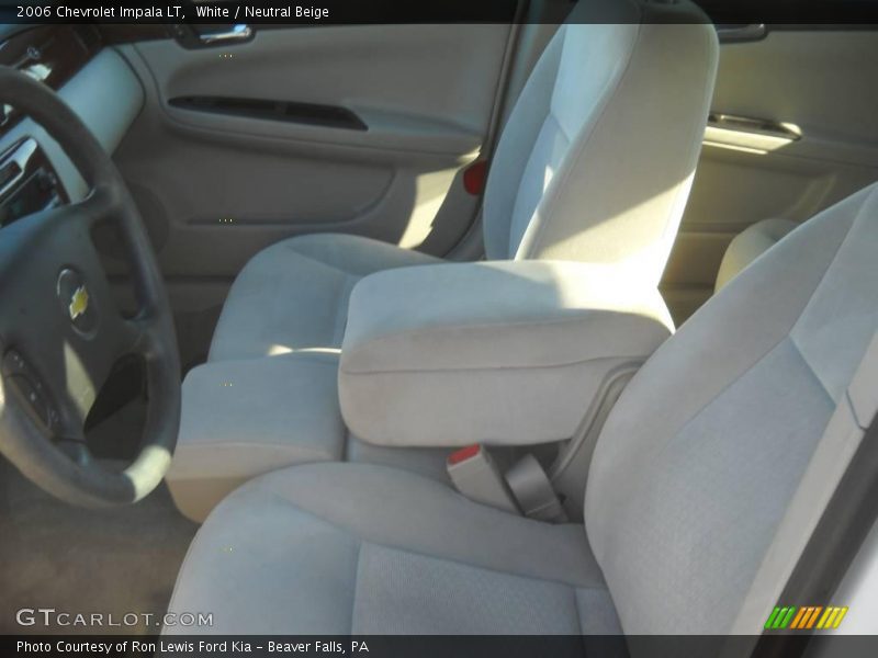 White / Neutral Beige 2006 Chevrolet Impala LT