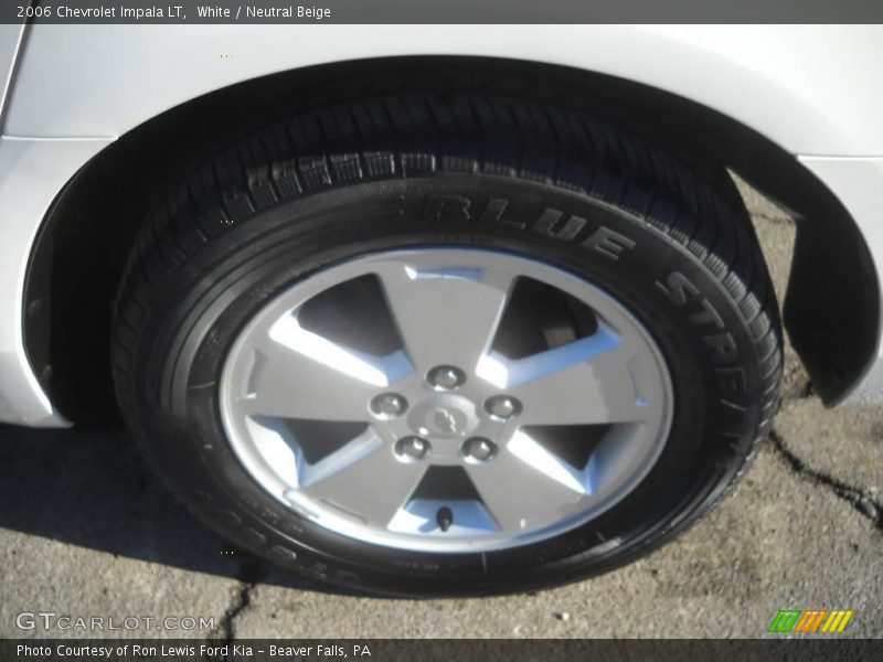 White / Neutral Beige 2006 Chevrolet Impala LT