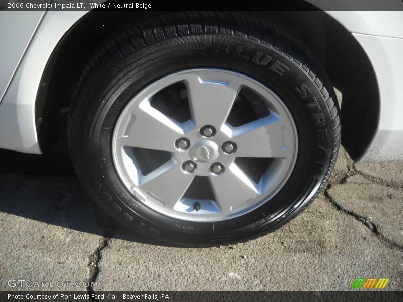 White / Neutral Beige 2006 Chevrolet Impala LT