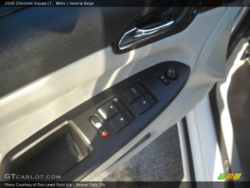 White / Neutral Beige 2006 Chevrolet Impala LT