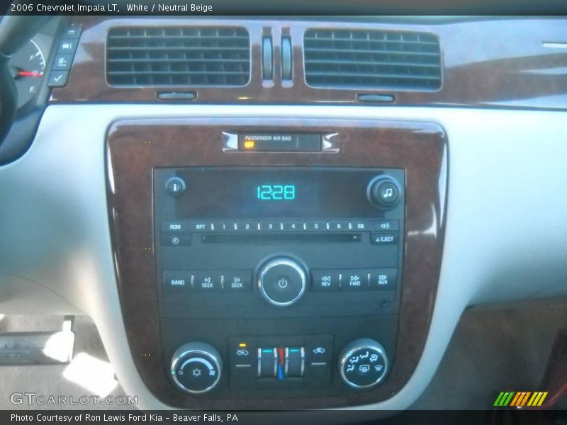 White / Neutral Beige 2006 Chevrolet Impala LT