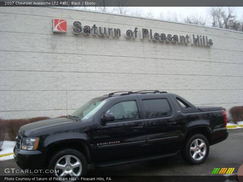 Black / Ebony 2007 Chevrolet Avalanche LTZ 4WD