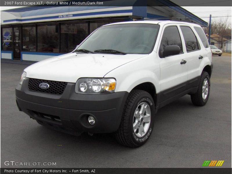 Oxford White / Medium/Dark Flint 2007 Ford Escape XLT