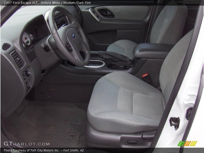 Oxford White / Medium/Dark Flint 2007 Ford Escape XLT