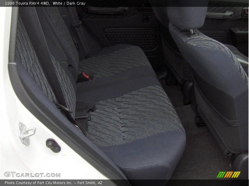 White / Dark Gray 1998 Toyota RAV4 4WD