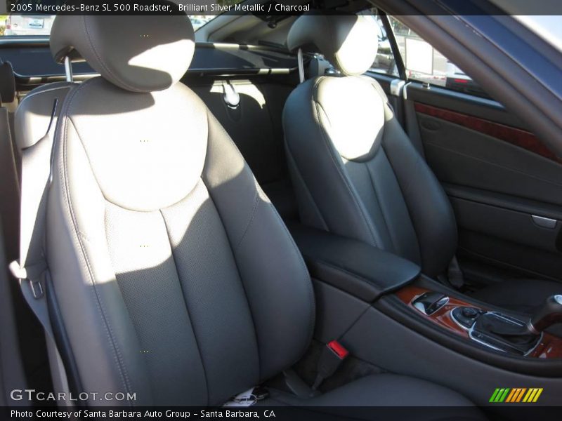 Brilliant Silver Metallic / Charcoal 2005 Mercedes-Benz SL 500 Roadster