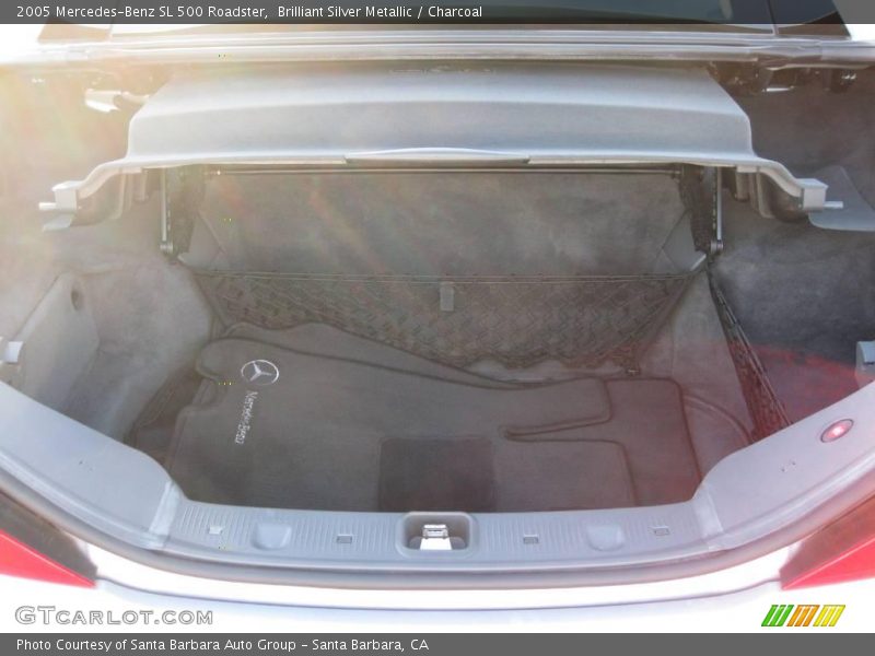 Brilliant Silver Metallic / Charcoal 2005 Mercedes-Benz SL 500 Roadster