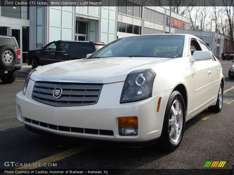 White Diamond / Light Neutral 2005 Cadillac CTS Sedan