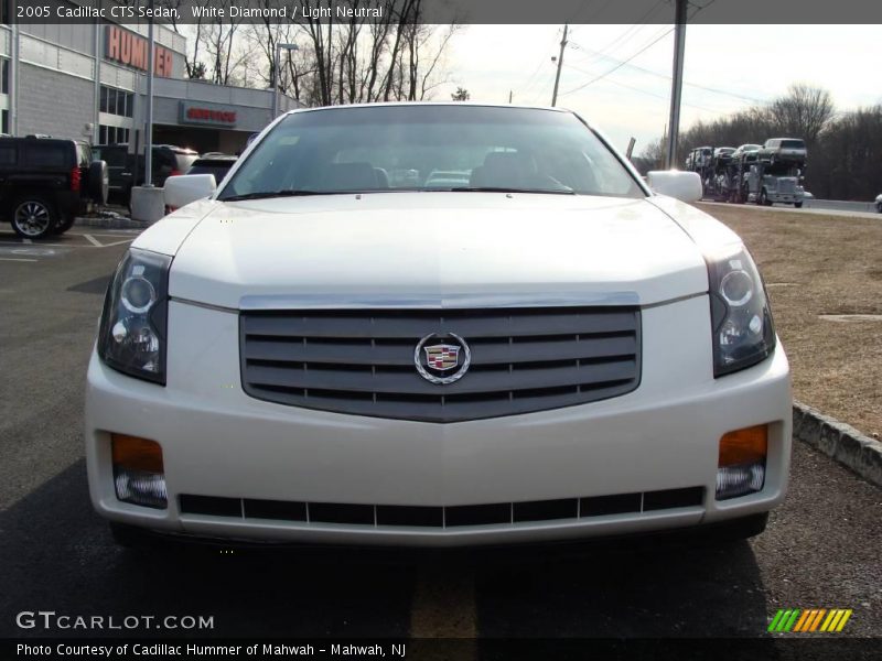 White Diamond / Light Neutral 2005 Cadillac CTS Sedan