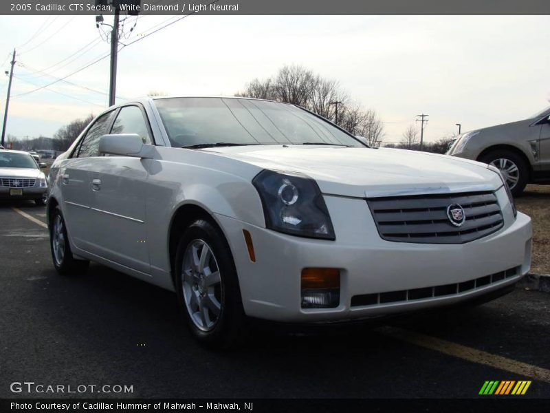 White Diamond / Light Neutral 2005 Cadillac CTS Sedan