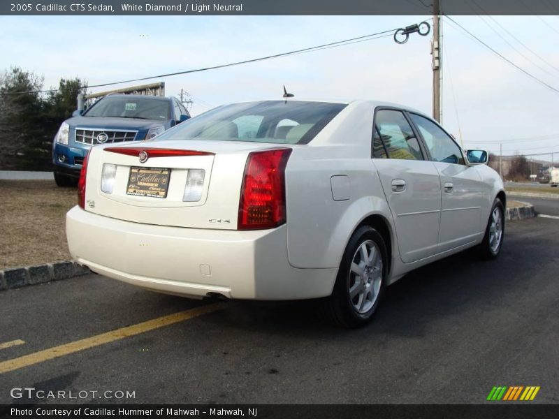 White Diamond / Light Neutral 2005 Cadillac CTS Sedan