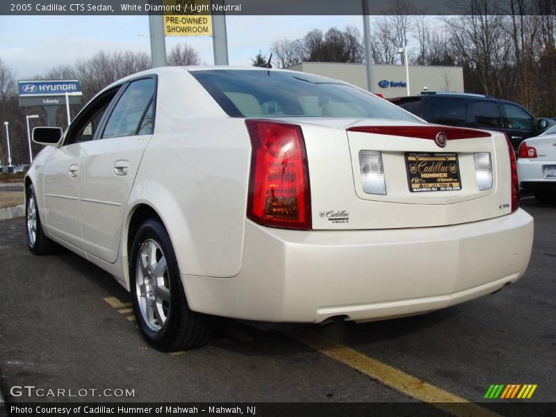 White Diamond / Light Neutral 2005 Cadillac CTS Sedan