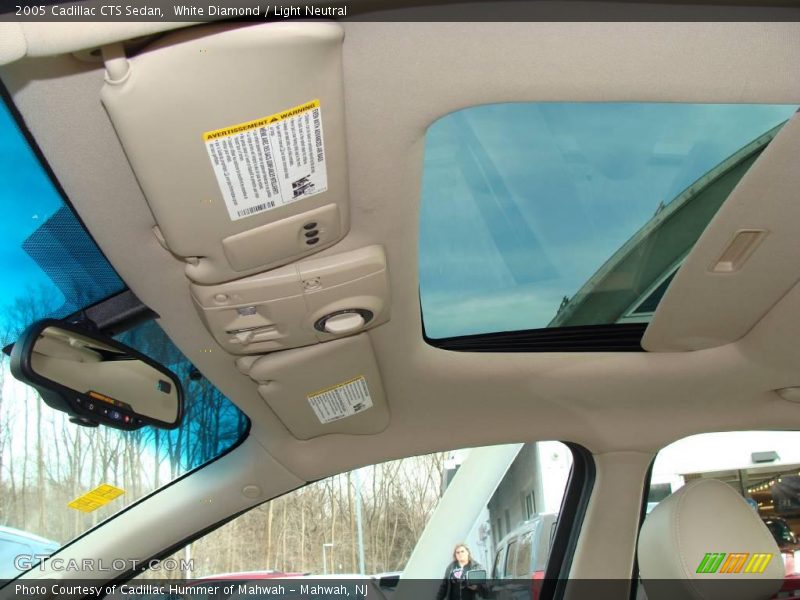 White Diamond / Light Neutral 2005 Cadillac CTS Sedan