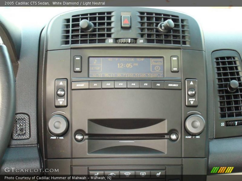 White Diamond / Light Neutral 2005 Cadillac CTS Sedan
