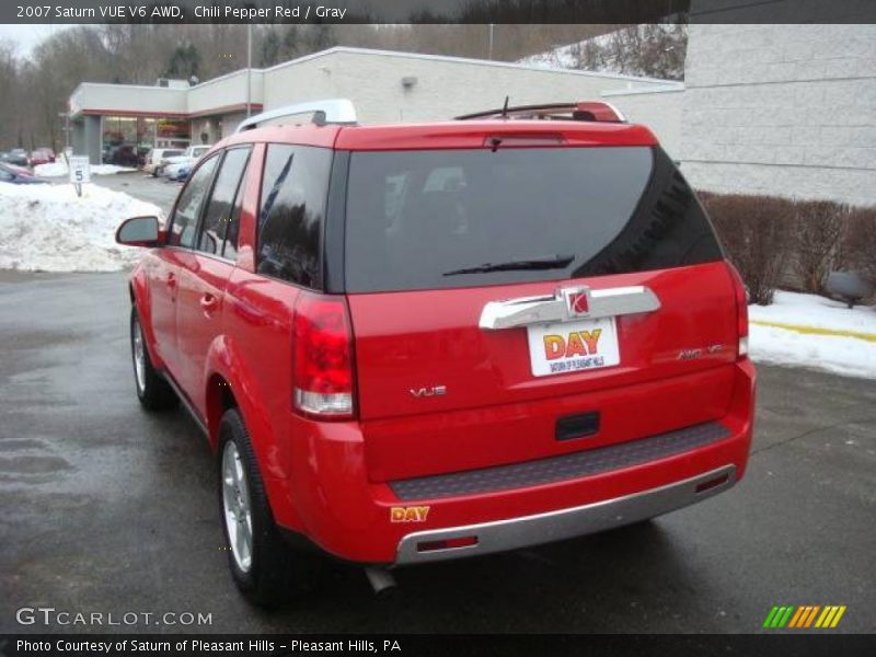 Chili Pepper Red / Gray 2007 Saturn VUE V6 AWD