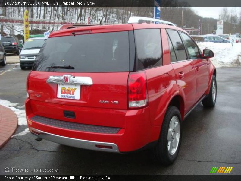 Chili Pepper Red / Gray 2007 Saturn VUE V6 AWD