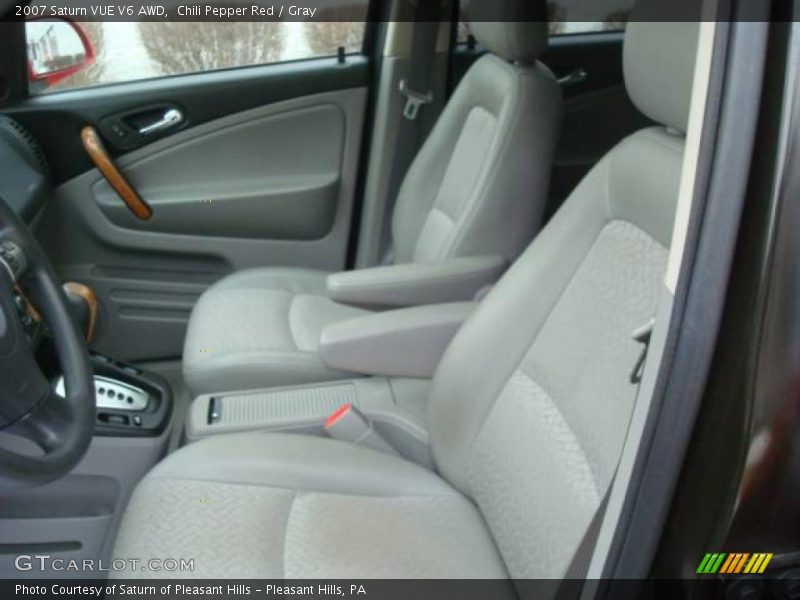 Chili Pepper Red / Gray 2007 Saturn VUE V6 AWD