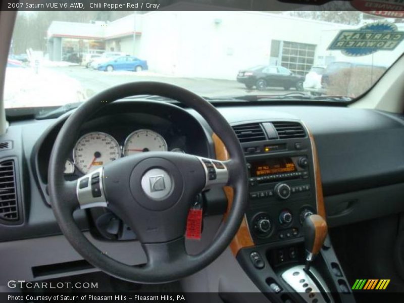 Chili Pepper Red / Gray 2007 Saturn VUE V6 AWD