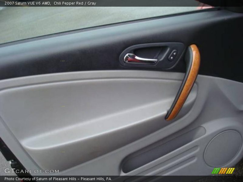 Chili Pepper Red / Gray 2007 Saturn VUE V6 AWD