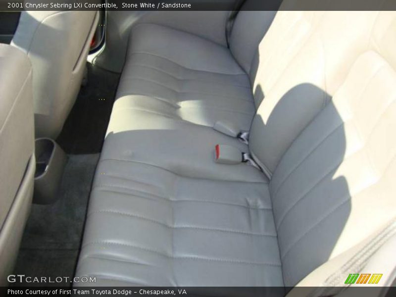 Stone White / Sandstone 2001 Chrysler Sebring LXi Convertible