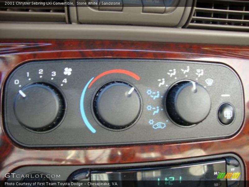 Stone White / Sandstone 2001 Chrysler Sebring LXi Convertible
