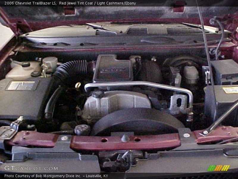 Red Jewel Tint Coat / Light Cashmere/Ebony 2006 Chevrolet TrailBlazer LS