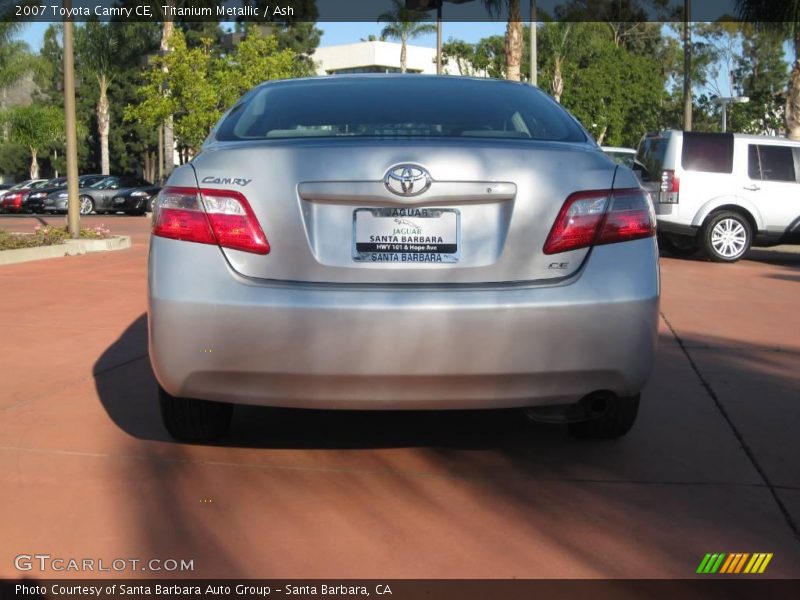 Titanium Metallic / Ash 2007 Toyota Camry CE