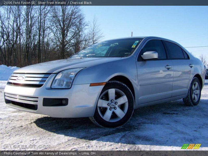Silver Frost Metallic / Charcoal Black 2006 Ford Fusion SE