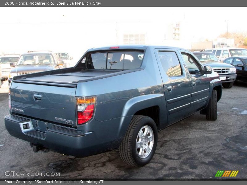 Steel Blue Metallic / Gray 2008 Honda Ridgeline RTS