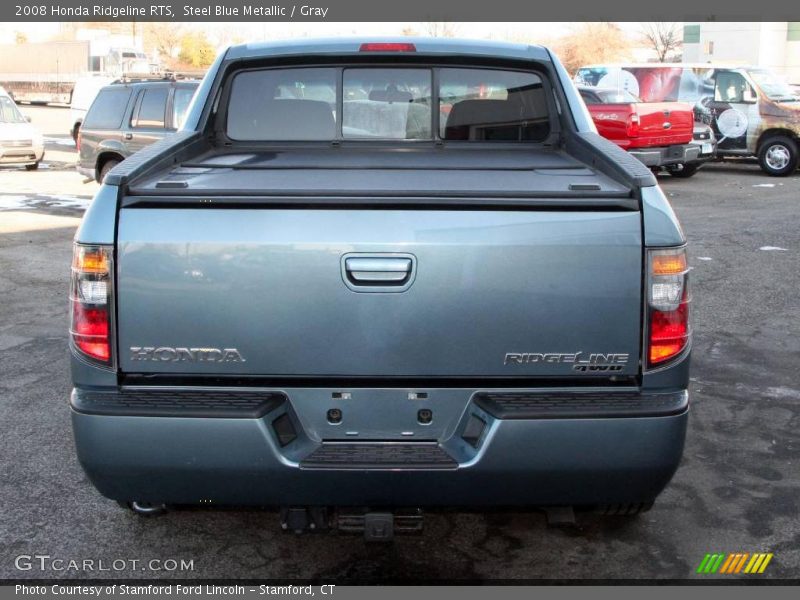 Steel Blue Metallic / Gray 2008 Honda Ridgeline RTS