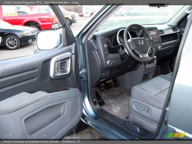 Steel Blue Metallic / Gray 2008 Honda Ridgeline RTS