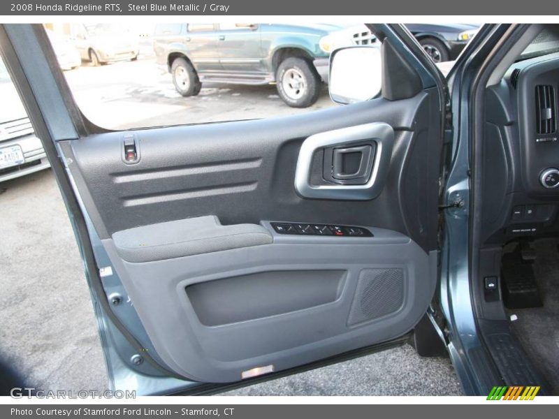 Steel Blue Metallic / Gray 2008 Honda Ridgeline RTS