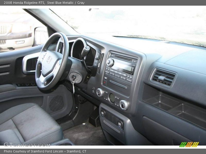 Steel Blue Metallic / Gray 2008 Honda Ridgeline RTS