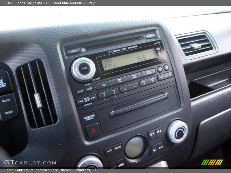Steel Blue Metallic / Gray 2008 Honda Ridgeline RTS