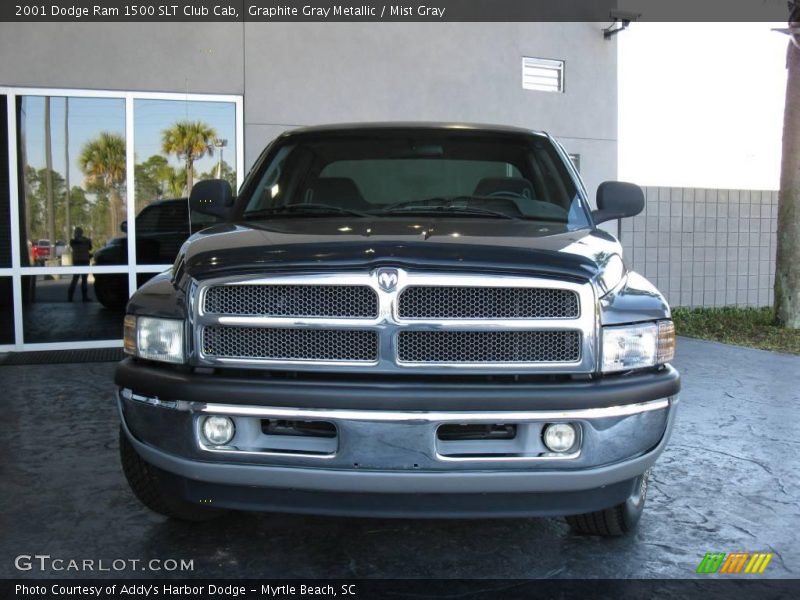Graphite Gray Metallic / Mist Gray 2001 Dodge Ram 1500 SLT Club Cab