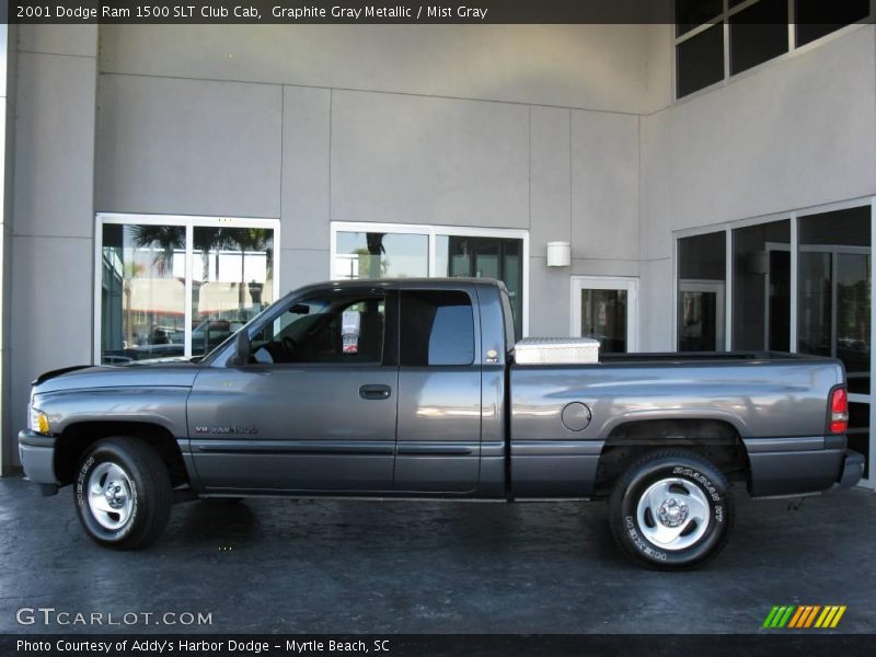 Graphite Gray Metallic / Mist Gray 2001 Dodge Ram 1500 SLT Club Cab