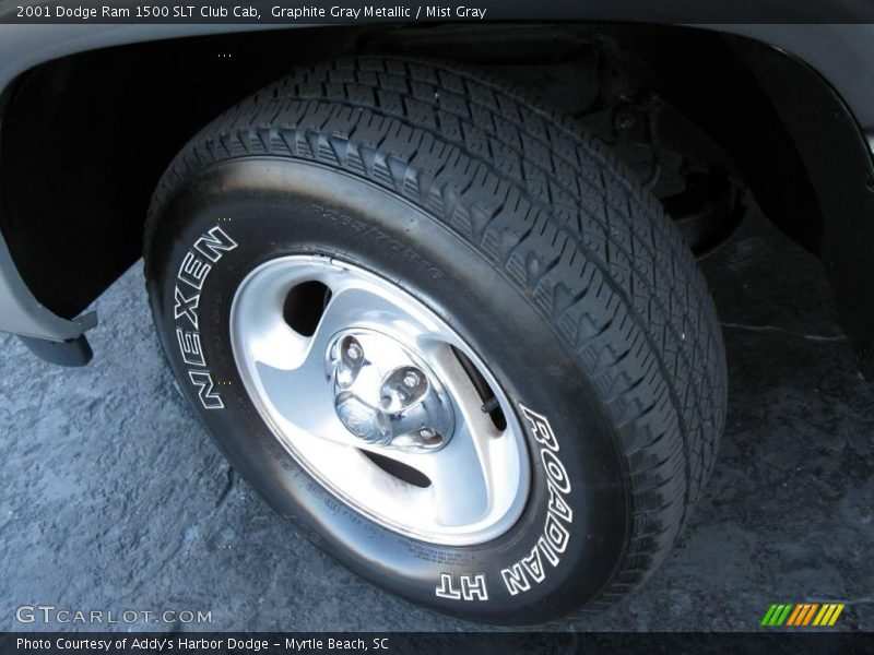 Graphite Gray Metallic / Mist Gray 2001 Dodge Ram 1500 SLT Club Cab