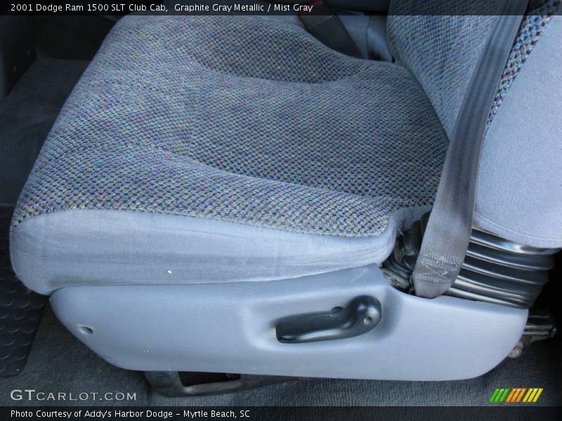Graphite Gray Metallic / Mist Gray 2001 Dodge Ram 1500 SLT Club Cab