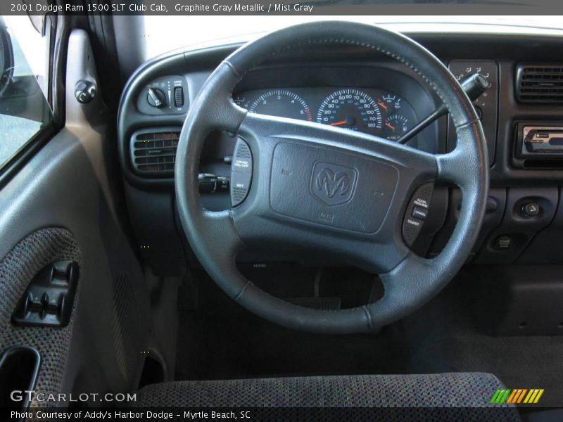 Graphite Gray Metallic / Mist Gray 2001 Dodge Ram 1500 SLT Club Cab