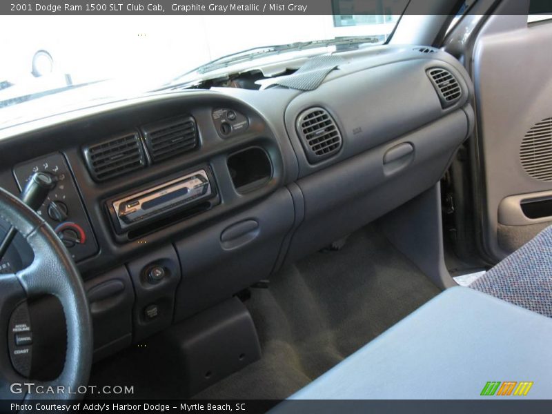 Graphite Gray Metallic / Mist Gray 2001 Dodge Ram 1500 SLT Club Cab