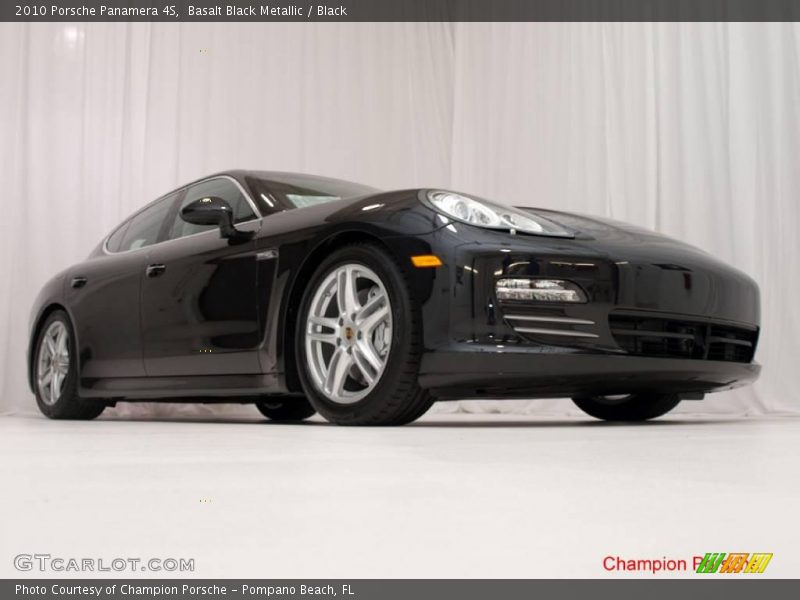 Basalt Black Metallic / Black 2010 Porsche Panamera 4S
