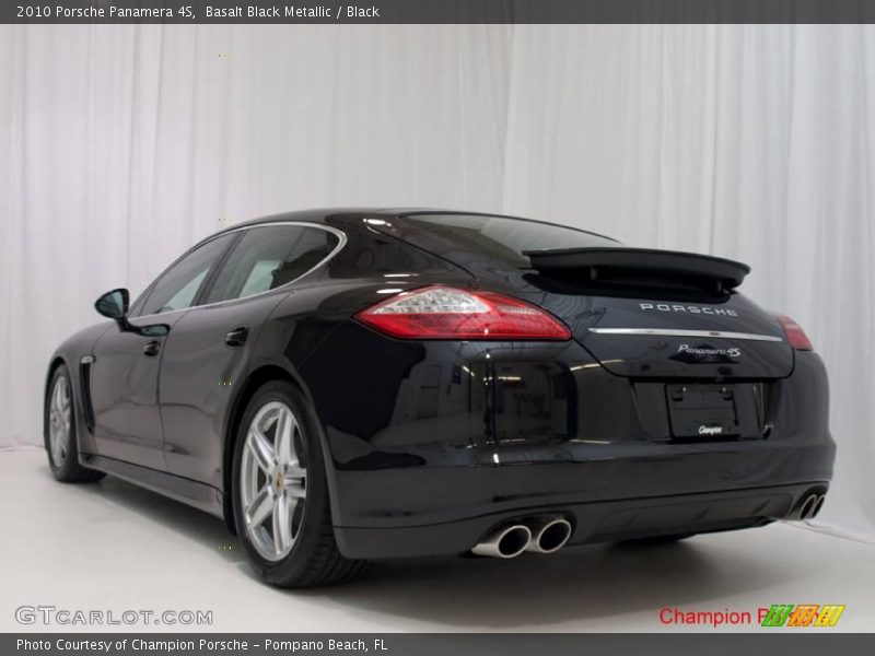 Basalt Black Metallic / Black 2010 Porsche Panamera 4S