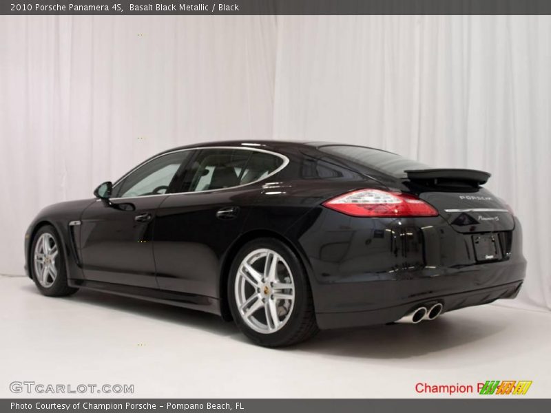 Basalt Black Metallic / Black 2010 Porsche Panamera 4S