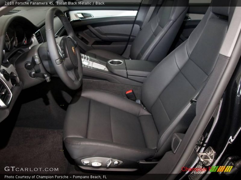 Basalt Black Metallic / Black 2010 Porsche Panamera 4S