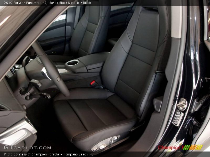 Basalt Black Metallic / Black 2010 Porsche Panamera 4S