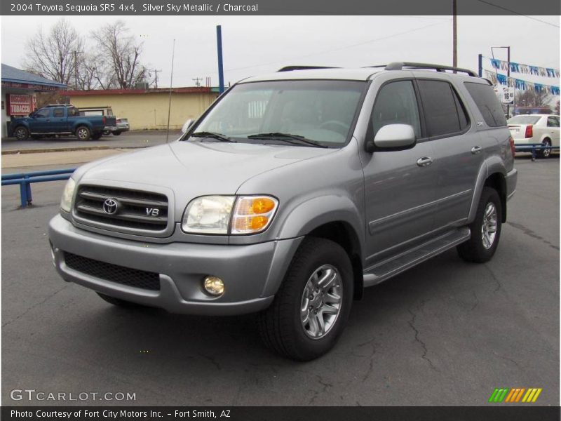 Silver Sky Metallic / Charcoal 2004 Toyota Sequoia SR5 4x4